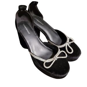 Lane Bryant Bejewled Heeled shoes.